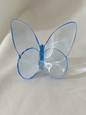 Baccarat Lucky Butterfly, Sky Blue  Figurine